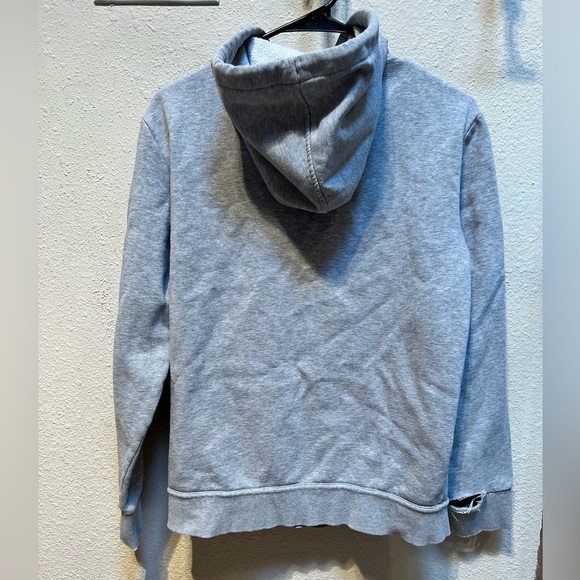 Men’s Armani Exchange zip up hoodie. Hole in sleeve, good  condition otherwise - Picture 4 of 6